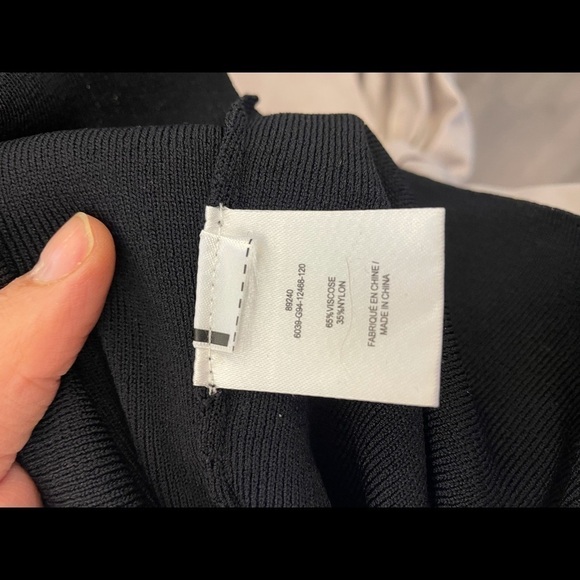 MELANIE Lyne Cream/Black/Pink Striped Long Sleeve Sweater Sz Small. - Picture 5 of 5